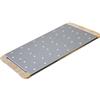 STILCASA Tagliere giusto per pinsa e pizza in acciaio inox e legno cm 36x19,5 - Acciaio,naturale - Legno,acciaio Inox
