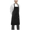 EGOCHEF Grembiule rock black con pettorina e tascone egochef cm 70x90 - Nero - 65% Poliestere 35% Cotone