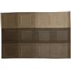 ABERT Tovaglietta color style in pvc e pet a quadri sabbia e tortora cm 30x45 (6 pezzi) - Pvc 70% Pet 30% - Sabbia,tortora Con Decoro A Quadri