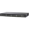 Cisco Switch gestito Cisco SF350-48 con 48 porte PoE 10/100, 4 porte Gigabit Ethernet (GbE) combinate SFP, protezione limitata a vita (SF350-48-K9-EU)