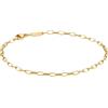 Thomas Sabo Paperclip - Bracciale in argento 925 riciclato placcato oro 18 carati A2206-413-39-L19V