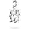 Thomas Sabo Charm Club Connect CC1236-001-21 - Ciondolo a forma di trifoglio portafortuna in argento 925 riciclato