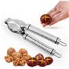 Holzsammlung Taglia Castagne a Croce Acciaio Inox, Tagliacastagne a Pressione, Pinza per Castagne Professionale Chestnut Opener Clip Multifunzione Utensili Cucina per Castagne, Noci ed Altri