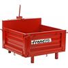 Francini P 100 - Cassone transporter per trattore - Ribaltabile - 3 sponde apribili