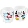 Minnie & Mickey Mouse Love Tasse, 325 ml (ex)