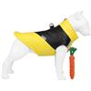 FANSU Invernale Cappotto Cane, Impermeabile Vestiti per Cani Cappottino Cane Taglia Piccola Cappottino Cane Taglia Media Cappotto Cane Taglia Grande 1.5-30kg (M,Giallo)