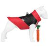 FANSU Invernale Cappotto Cane, Impermeabile Vestiti per Cani Cappottino Cane Taglia Piccola Cappottino Cane Taglia Media Cappotto Cane Taglia Grande 1.5-30kg (S,Rosso)