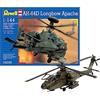 Revell-AH-64D Longbow Apache Modello di Aereo, Scala 1:144, Multicolore, 04046