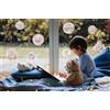 Komar Disney - Adesivo per finestra, motivo: Winnie the Pooh Wonderful Bubbles, dimensioni 30 x 30 cm, 2 fogli, per cameretta dei bambini, per finestra