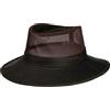 Stetson Cappello di Tessuto Vented Crown Uomo - da Sole Estivo Safari Estate Primavera/Estate - XXL (62-63 cm) Marrone Scuro