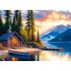 Mocrop Puzzle da 1000 pezzi, per adulti, 70 × 50 cm, puzzle classici, dipinti - Lakeside Paradise, spettacolare decorazione da parete, squisita confezione regalo