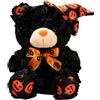 COSORO 23cm Orsacchiotto Peluche Teddy Bear Halloween,Morbido Orso Peluche Nero Orsetto Piccolo,Carino Stuffed Animali Peluches Bambola Giocattoli Bambini Compleanno e Halloween