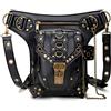 Rullar Halloween Marsupi Sportivi Steampunk Borsa a Tracolla Mano Borsello da Ciclismo Trekking Sacchetto Borsetta per Uomo Donna Nero Waist Leg Sling Crossbody Shoulder Bag Fanny Pack
