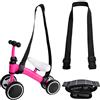 ISO TRADE Tracolla Tracolla per Bicicletta Scooter Bicicletta Universale Adatta Nero 8616