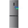 GEDTECH Frigorifero combinato congelatore basso 323L GCB323NFIX - No Frost - Inox