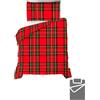 Vicino a Te Completo letto singolo/completo letto piazza e mezza/parure copripiumino singolo parure singolo tartan rosso