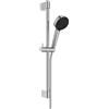 Ideal Standard Idealrain set doccia con asta, 2 tipi di getto, BE413AA, Idealrain cromo/nero [Rubinetteria Bagno > Set Doccia]