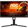 Aoc Monitor 27" ( MiniLED 2K 1440p QHD 180Hz ) Pivot Black e Red Q27G3XMN BK