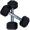 Body-Solid Tools Manubri di caucciù Body-Solid HEXRU - 50kg