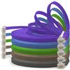 1aTTack.de 3 metri - 5 colori (02) - Cavo di Rete Ethernet Cat6 Piatto Lan Gigabit RJ45 Cat 6 compatibile Cat5 Cat5e Cat7 Cat8