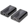 DIGITUS DS-55204 Estensore HDMI - UHD 4K 60 Hz - 70 m tramite cavo LAN - Set: Trasmettitore e ricevitore - IR Infrarossi - HDCP 2.2