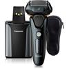 Panasonic Electric Razor for Men, Electric Shaver, ARC5 with Premium Automatic Cleaning and Charging Station, Wet Dry Shaver Men, Cordless Razor, with Pop-Up Trimmer ES-LV97-K, Black