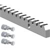 Resszo CREMAGLIERA ACCIAIO ZINCATA 30X12 COMPATIBILE CON FAAC DELTA 2 CYCLO PRATICOF