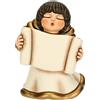 THUN - Angelo cerimonia con targhetta personalizzabile - ceramica - Collezione Bomboniera - 5.6 x 4.9 x 7.4 cm