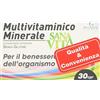 Sanavita Multivitaminico - 30 Compresse | Integratore completo di vitamine e minerali | Energia e difese naturali