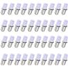 Seully 100 Pezzi Pioli di Supporto per Mensola, Supporto per Mensola a Forma di I, Perni con Mensola in Gomma, Staffa per Mensola, Supporto per Ripiano in Vetro per Armadio Guardaroba, 15 mm