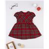 Prénatal Abito tartan rosso bimba