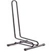 Andrys Porta Bici a Piedistallo 1 Posto - Rastrelliera Biciclette per Ruote 8 cm, Smontabile, con Tappi in PVC - 38,5 x 29 x 67 cm, Acciaio Verniciato Nero