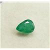 colori di gemme 1,00 Ct Natural Nice Green Pear Taglio Zambia Smeraldo Gemme di Finissima Qua...