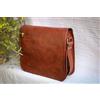 Fatto a mano Borsa uomo vintage in pelle marrone per laptop borsa messenger di alta qualit...