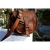 Originale Borsa a tracolla nuova da uomo in vera pelle vintage per laptop messenger fat...