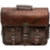 Originale Borsa in pelle messenger tracolla business vera ufficio uomo valigetta laptop