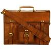 Originale Nuova straordinaria valigetta in pelle borsa messenger per laptop tracolla ve...