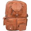 Borsa a tracolla Borsa zaino uomo 22" vera pelle borsa borsello valigetta laptop marrone vintage