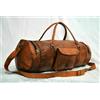 Fatto a mano Borsa da notte uomo in pelle di qualità superiore vintage borsone viaggio pal...
