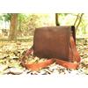 Vintage Borsa in pelle vintage messenger da uomo vera valigetta a tracolla per laptop...