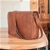 Vintage Borsa in pelle vintage per laptop messenger vera tracolla marrone borsa da uomo