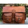Originale Borsa per laptop messenger in pelle unisex 100% computer borsa a tracolla val...