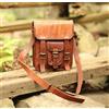 Originale Borsa a tracolla grande unisex di alta qualità vintage in pelle messenger val...