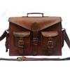 Fatto a mano Borsa messenger vintage Expert in pelle borsa in pelle da uomo valigetta per ...