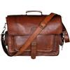 Originale Borsa messenger in pelle invecchiata di qualità standerd valigetta per laptop...