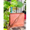 Fatto a mano Borsa vintage in pelle per laptop tracolla di capra uomo marrone fatta a mano...