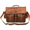Fatto a mano Borsa in pelle nuova tracolla vintage per laptop messenger vera alta qualità