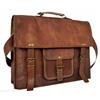 Originale Borsa a tracolla da uomo vintage messenger in pelle di qualità superiore bors...