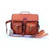 Fatto a mano Borsa valigetta vintage in pelle per laptop messenger vera borsa da uomo fatt...