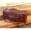 Fatto a mano Borsone da viaggio uomo marrone vintage originale borsone palestra pelle di c...